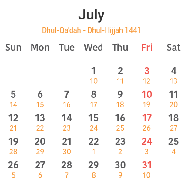 IslamicCalender