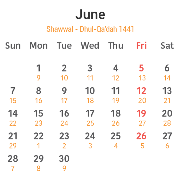 IslamicCalender