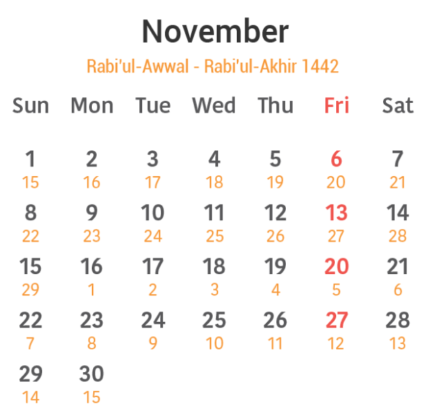 IslamicCalender